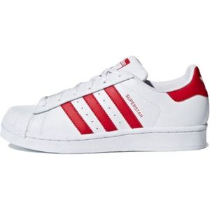 Superstar adidas femme rouge on sale