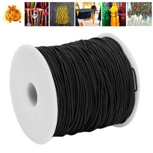 Bodhi200 0 2 rouleaux de fil élastique de 500 m pour vêtements et  accessoires de couture, 0,5 mm d'épaisseur