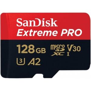 CARTE MÉMOIRE Carte MicroSDXC SANDISK Extreme PRO 128 Go - Class