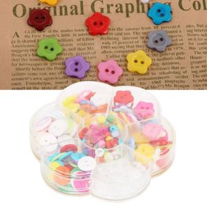 KIT SCRAPBOOKING Durable 220pcs bouton coloré mignon attaches en ré