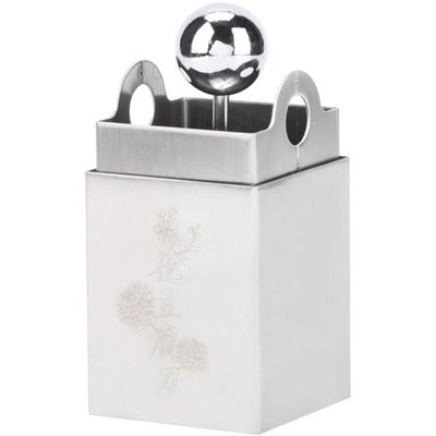 Presse à tofu acier inoxydable 16x12x9 cm, réglable, trou de drainage, bac d 'égouttement, pour cuisine, restaurant Label - Au quotidien