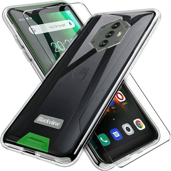 Protecteur Écran Verre Trempé Pour Blackview Active 12 PRO - 2 Pièces, Dureté 9H Anti-Rayures, Installation Sans Bulles, Haute Définition 0.3mm