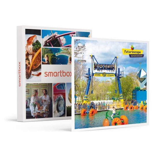 Tick&Box Coffret Cadeau Futuroscope – 1 Journée Pour 2 Personnes, 40 Attractions, Valable 2 Ans, Échange Gratuit