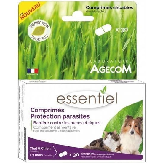 Comprimé anti puce et tique