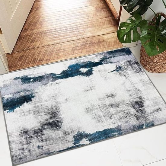 Tapis De Salon Doux Et Antidérapant BEIMO – Poils Ras 6 Mm, Lavable Machine, 80x150 Cm, Couleur Anthracite - 9
