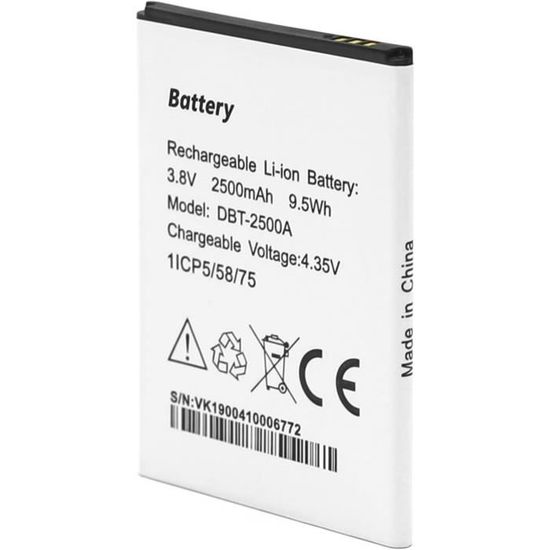 TECHTEK Batterie 1600mAh Compatible avec [DYMO] LabelManager 360D