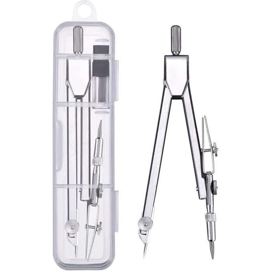 1 Pièce Compas Professionnel, Compas à Réglage Rapide, Compas Scolaire ...