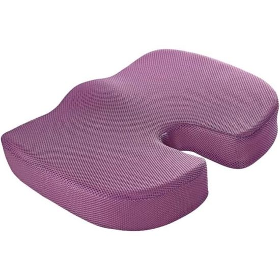 Coussin Ergonomique Pour Pilates / Siège - Repose-Tête Et Oreiller Cervical - Mousse PU Noir - Neuf