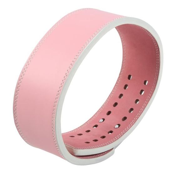 Ceinture D'haltérophilie En Cuir - Largeur 10 Cm, épaisseur 1 Cm - Pour Squat, Deadlift, Musculation - Tailles S, M, L