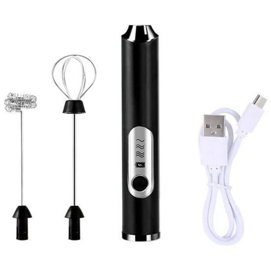 Mousseur À Lait À Moteur Mousseur À Main Fouet Mousseur À Lait Puissant Mini Mélangeur Pour Café