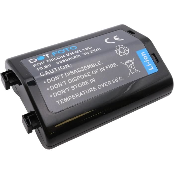 EN-EL18d Premium 10.8v - 3350mAh Batterie Rechargeable pour Nikon D4, D4s, D5, D6 - MB-D17, MB-D18 -.[Z403]