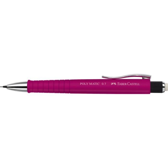 FABER-CASTELL Porte-mine Poly Matic - 0,7 mm - Rose