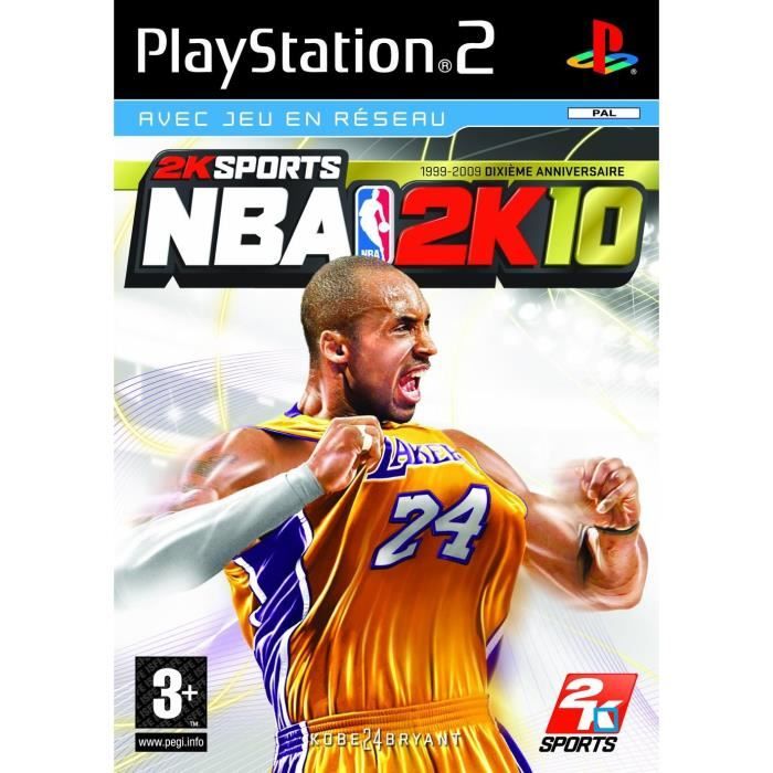 Take 2 Nba 2K10 / Jeu Console PS2