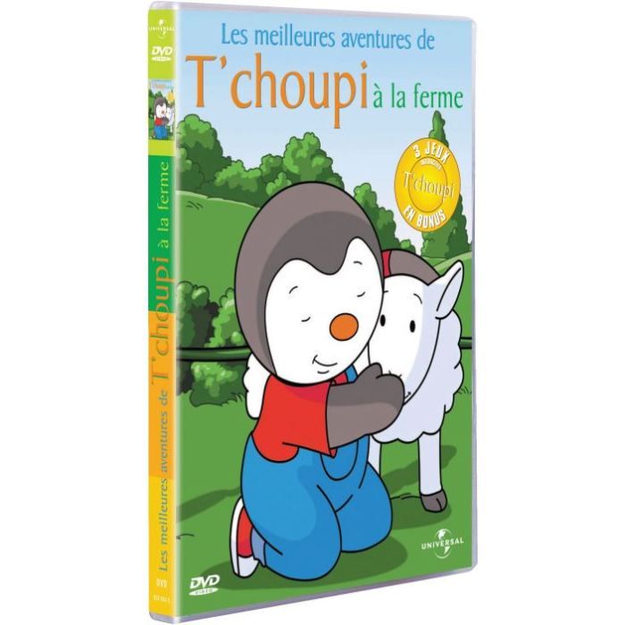 Dvd T Choupi Vol 7 T Choupi A La Ferme En Dvd Dessin Anime Pas Cher Francois Jean Luc Cdiscount