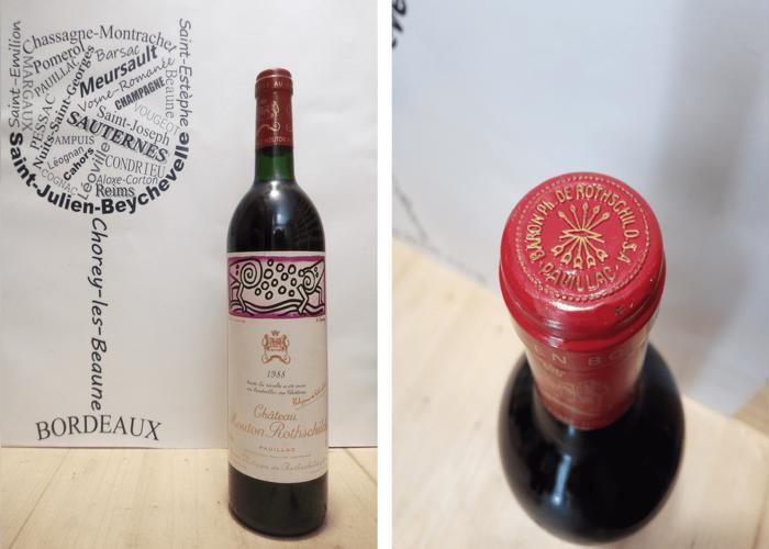 Château Mouton Rothschild 1988 - Pauillac - 1er Grand Cru Classé - 1 x 75 cl - Rouge