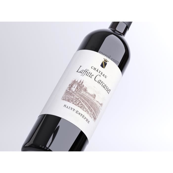 X24 Château Laffitte-Carcasset 2017 - AOC Saint-Estèphe - Cru Bourgeois - Vin Rouge - Bouteille (75cl)