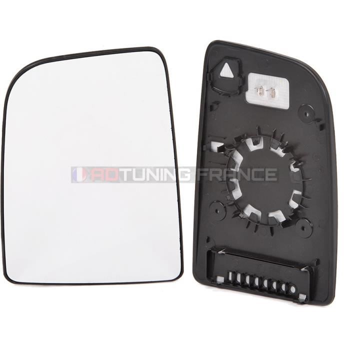 GLACE MIROIR GAUCHE CONDUCTEUR CONVEXE ET CHAUFFANT MERCEDES SPRINTER 2 ET VW CRAFTER