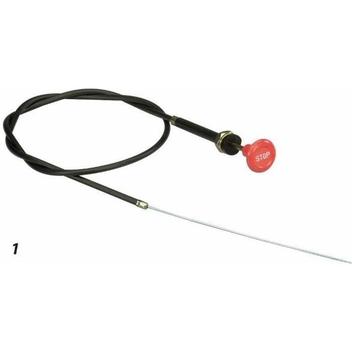 Câble arrêt moteur complet L 1200 MM