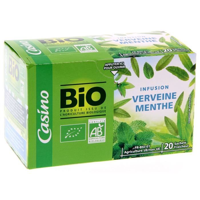 Infusion - Verveine menthe - Biologique 30g