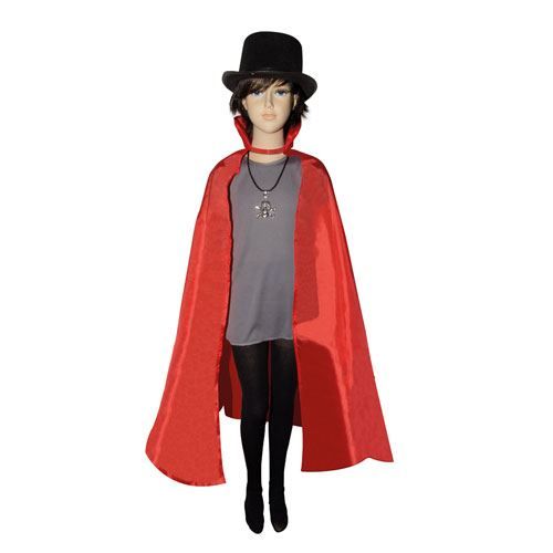 Cape en tissu rouge pour enfant