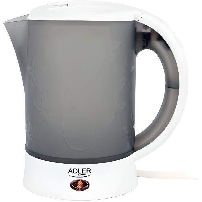 Mini Bouilloire plastique 0,6 L AD 1268 Blanc