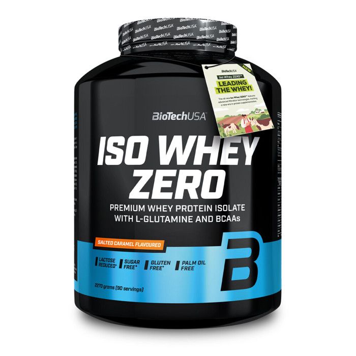 BioTechUSA+Iso Whey Zero, caramel salé 2270 g