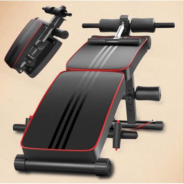 Banc de musculation pliable Banc d'abdominaux Banc de redressement Equipement de gym à domicile
