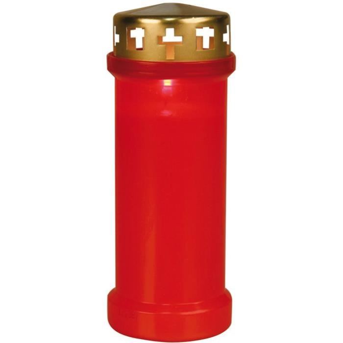 Veilleuse extérieure rouge H: 175 mm