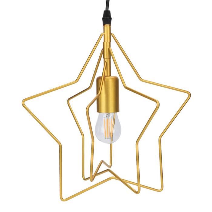 Atyhao suspension étoile E27 LED suspension lumineuse suspension en forme d'étoile bar porche pour restaurant 100-240V
