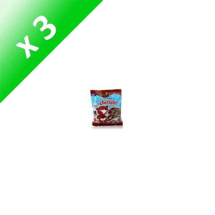 CEMOI Guimauves chocolatées Petit Ourson - 180 g (Lot de 3)
