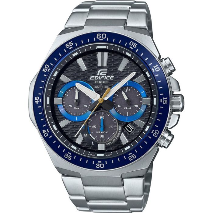 CASIO - Montre en acier inoxydable - EDIFICE - Gris