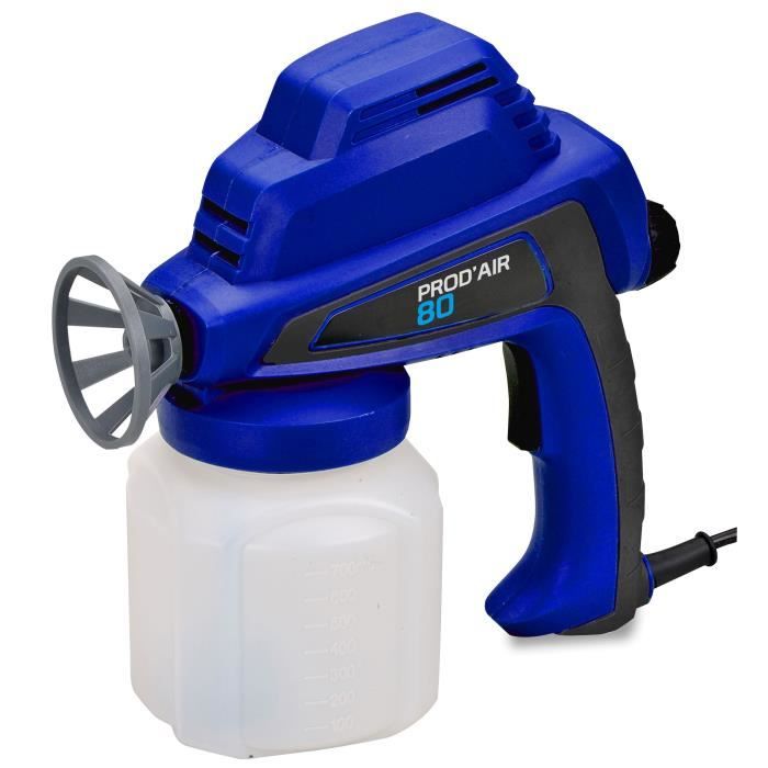 DOMAC Pistolet de pulvérisation Prod'Air 80 - Haute pression - 80 W - Bleu