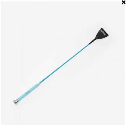 Cravache Lami-Cell Gel - Couleur : Turquoise, Taille : 65 cm