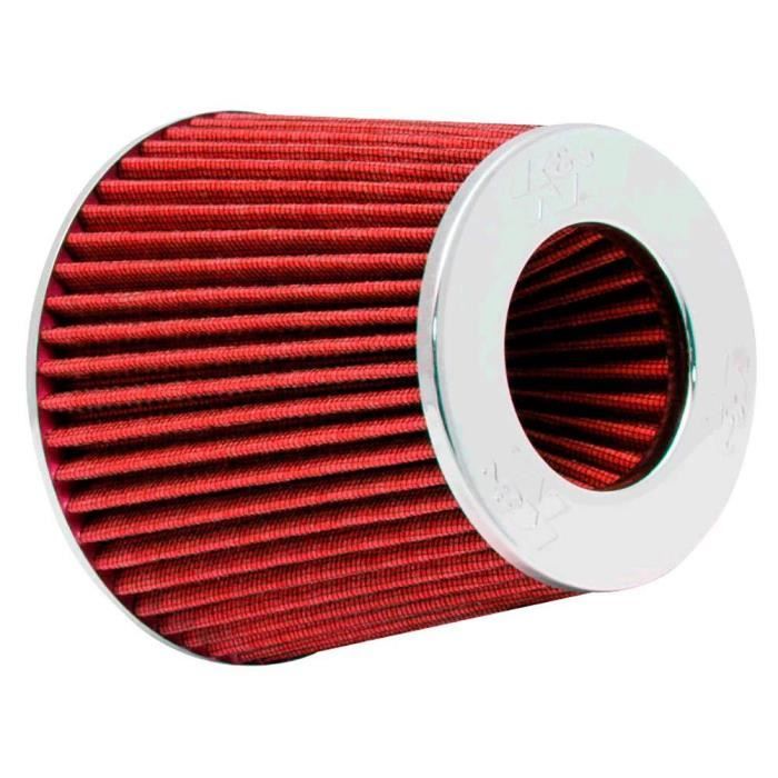 K&N RG-1001RD Voitures et Moto Filtre à Air Chrome Universel