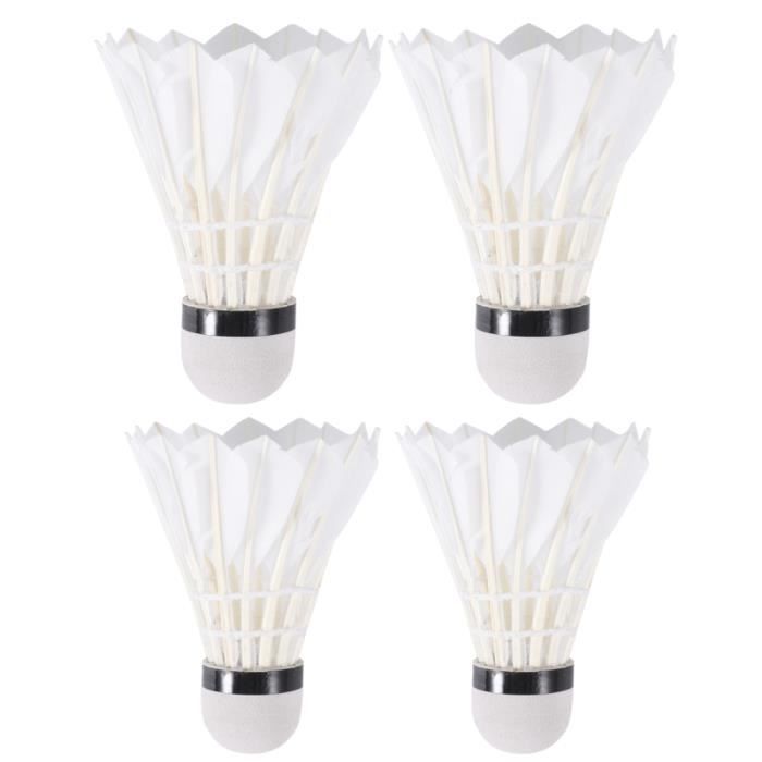 4 PCS Night Glowing Shuttlecocks Gift Set Creative Badmintons Sports Accessoires pour Park Shop Home Gym VOLANT DE BADMINTON