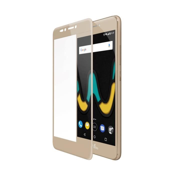 Wiko Verre trempé imprimé Or pour U'Pulse
