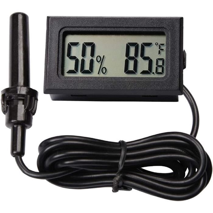 Thermomètre Hygromètre Digital pour Reptiles Aquarium Terrarium