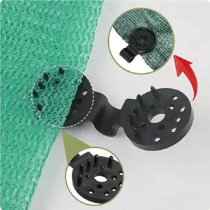 ANBOO 4 Clips De Fixation, Noir Clips Plastique Voiture, Clips Pour