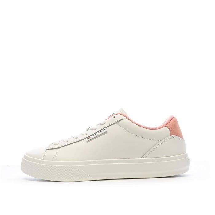 Baskets Blanches Femme Tommy Hilfiger Cupsole Sneaker Blanc