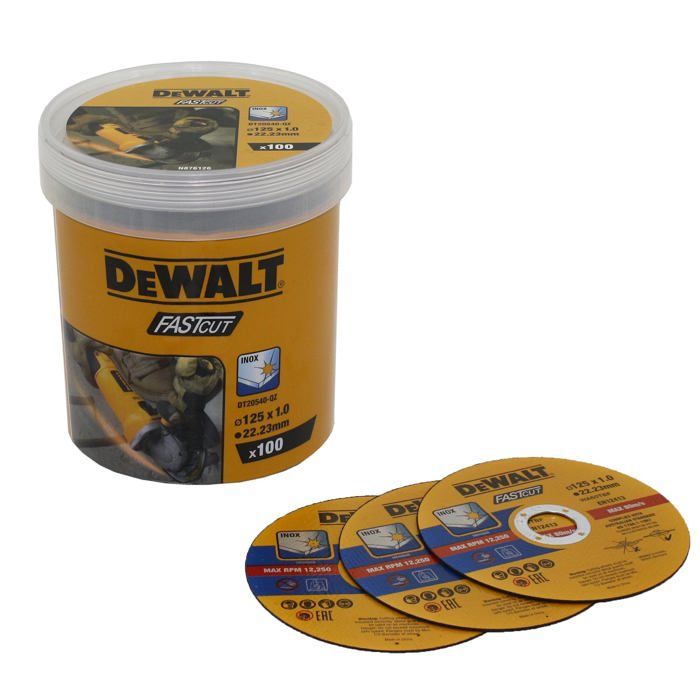 DeWALT Disques à tronçonner haute performance 125x1x22 23mm DT20540 QZ - vue 2