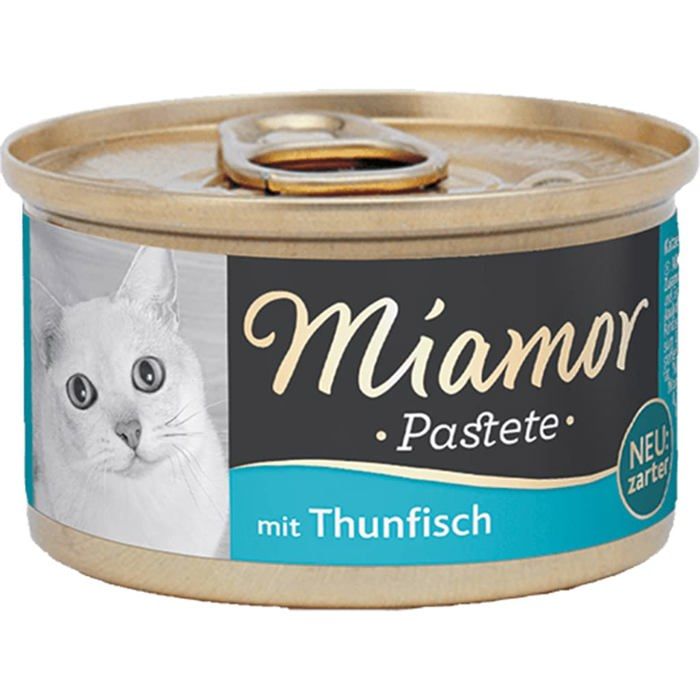 Pâtée pour chat - MIAMOR - 74412 - Sans céréales - 12 x 85 g - Avec 7% thon Pâtée pour chat - MIAMOR - 74412 - Sans céréales - 12 x 85 g - Avec 7% thon