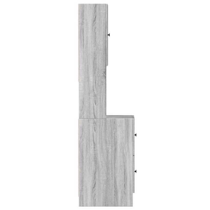Promotion mai * Armoire de cuisine - Buffet de cuisine - sonoma gris 35x50x180 cm EU8073840763