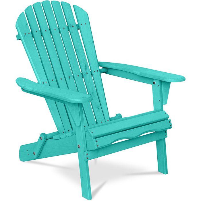 Chaise d'extérieur en bois avec accoudoirs Chaise de jardin Adirondack Adirondack - vue 3