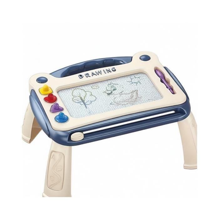 Jeu Magnétique Labyrinthe 2 En 1 - Tableau Blanc + Labyrinthe Perles, 8 Pinceaux, éponge, éducatif Montessori 3 Ans+