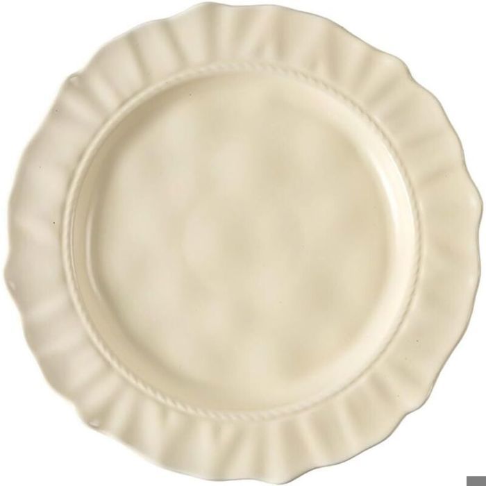 Plat de service de qualité supérieure assiette en céramique simple assiette à légumes assiette de style occidental assiette à