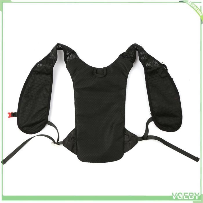 Fafeicy Sac à dos gilet dhydratation Sac à dos dhydratation avec vessie deau de 2 L sport accessoires Noir avec poche à Noir