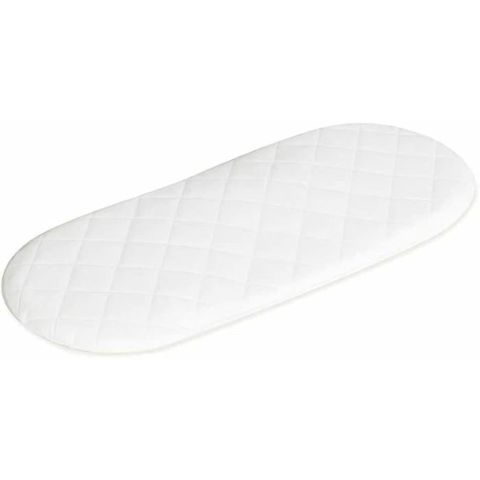Matelas de landau pour bébé - Matelas standard matelassé respirant pour berceau Kinder Valley - Taille 72 x 26 cm