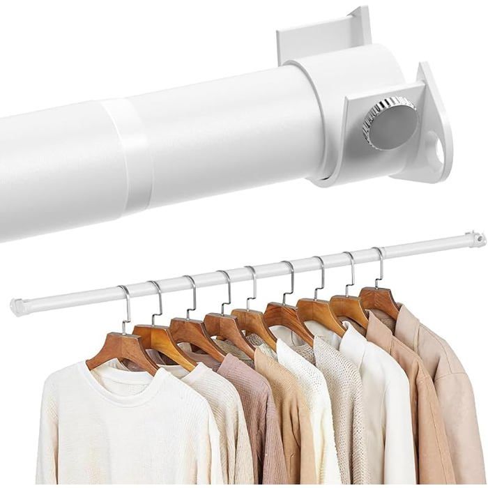 Tringle Penderie Extensible 40 160 CM Bnc Robuste Durable Régble Pour Pcards Garde Robes 40 160cm Bnc