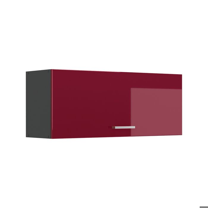 Elément haut de cuisine R-Line 100cm Plat Rouge brillant/Anthracite Vicco 63167 Elément haut de cuisine R-Line 100cm Plat Rouge brillant/Anthracite Vicco 63167