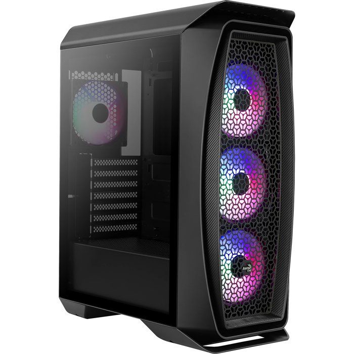 Boîtier PC - Aerocool - Aero One Frost - Moyen Tour ATX - Panneau Vitré - RGB Noir